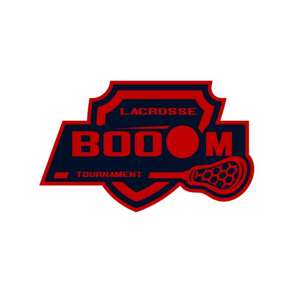 Boom Tournament Lacrosse Logo Template Thumbnail